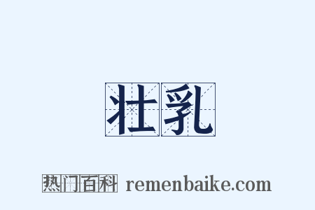 壮乳是什么意思的图片